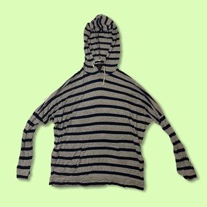 Soft striped hoodie